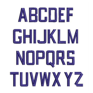 wf airforce nametags font