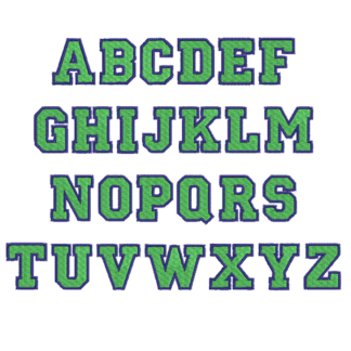wf college 2c fill font