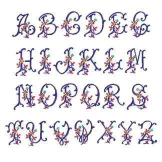 wf flowers 2c mgm font