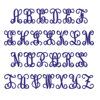 wf interwinded mgm font