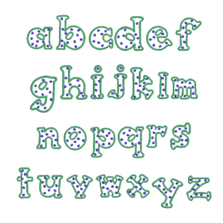 wf kid dots font