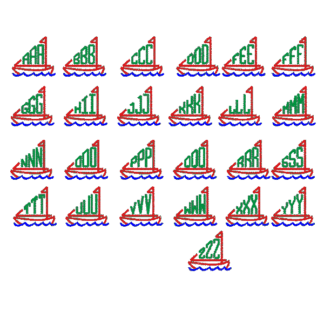 wf sailboat mgm font