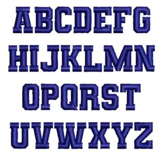 wf varsity font